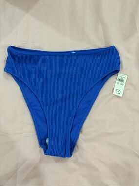 Aerie Classic High-Cut Bikini Bottom in Royal Blue